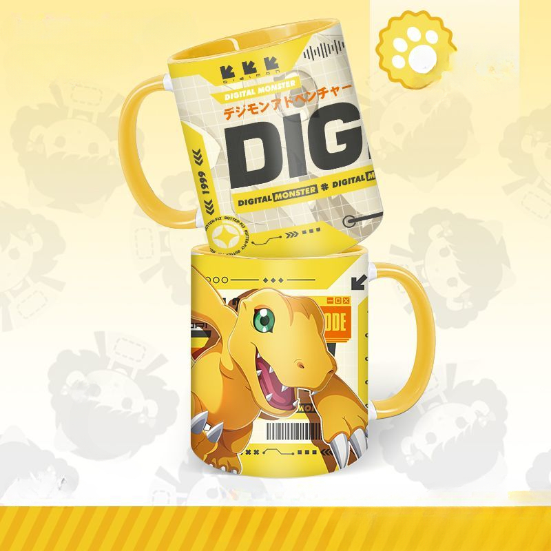 Anime Merchandise Mugs - Digimon postać z anime towar kreskówka