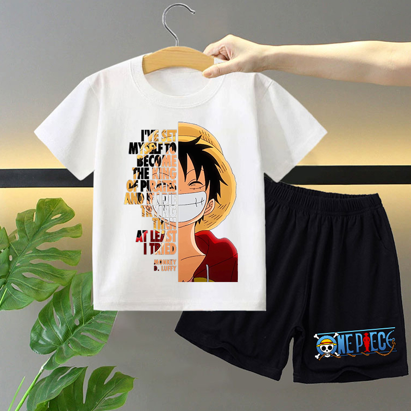 Anime Girl Merchandise - Zestaw ubrań dla dzieci One Piece,