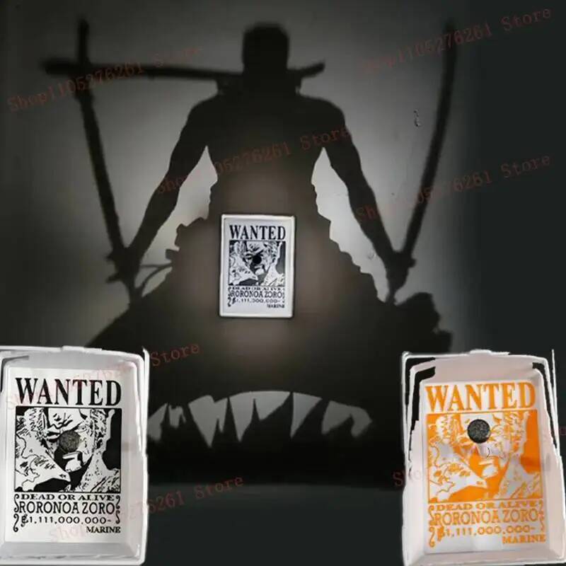 Zoro Anime Merchandise - Nowa Lampa Ścienna Zoro Figurka Zabawka