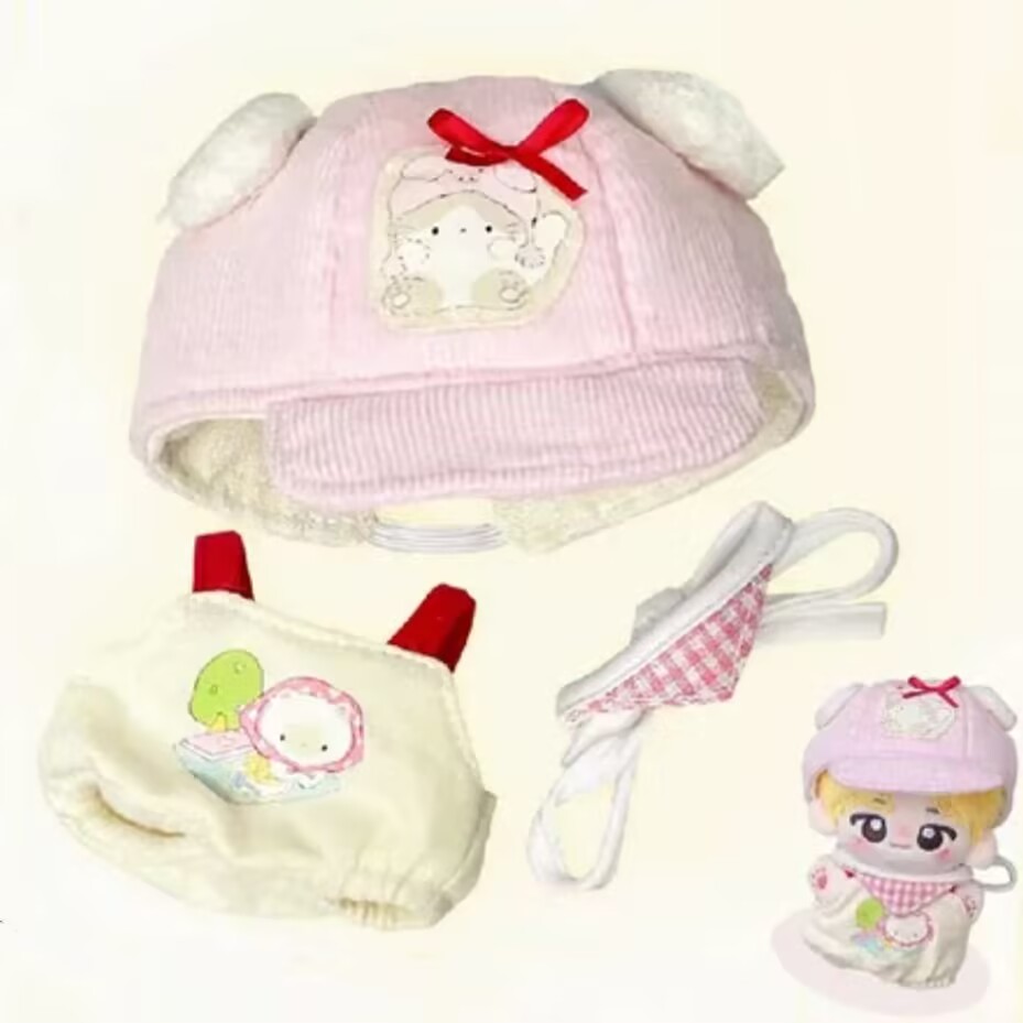 Plush Doll Anime - 10cm Letni nastrój, sól morska, pies,