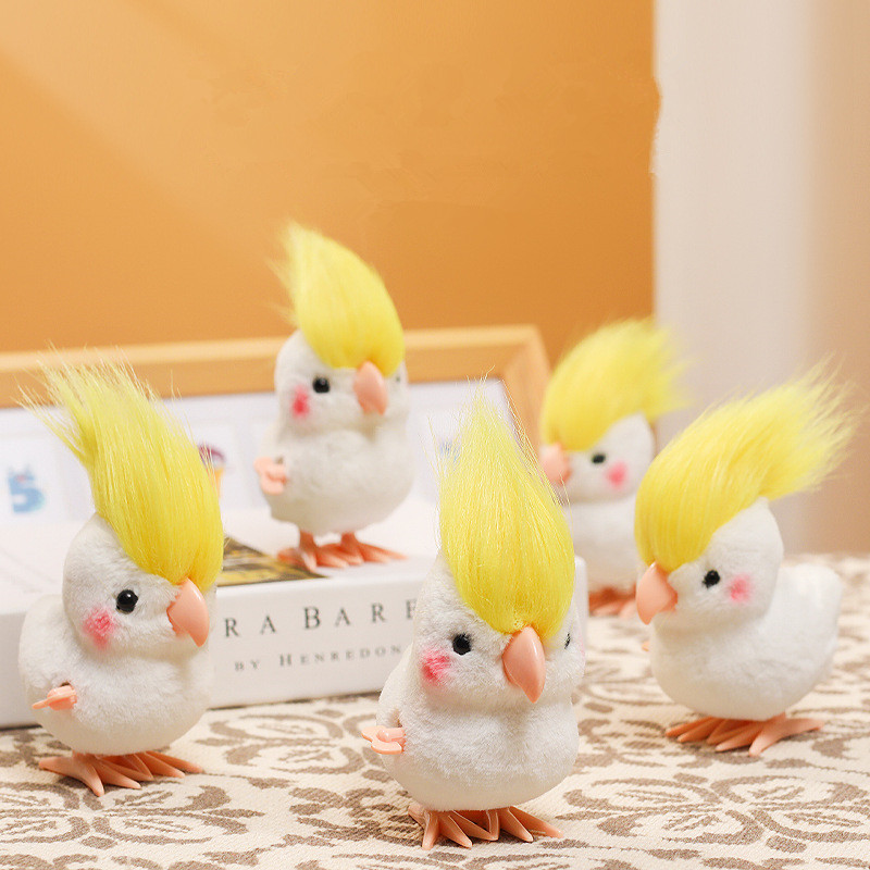 Plush Doll Anime - INS Kawaii Skacząca Papuga – Symulowane