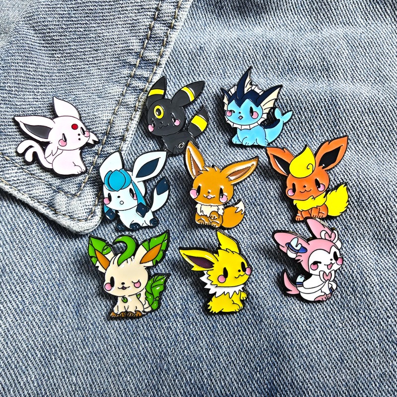 Enamel Pin Set - Gorący zestaw 9 przypinek anime elfów,
