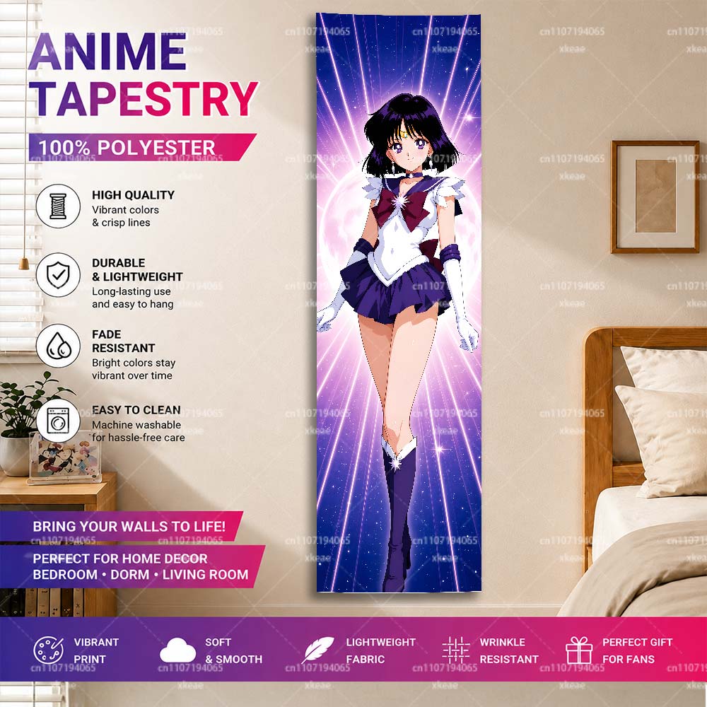 Wall Scroll Tapestry - Gobelin Pionowy Sailor Saturn Hotaru Tomoe,