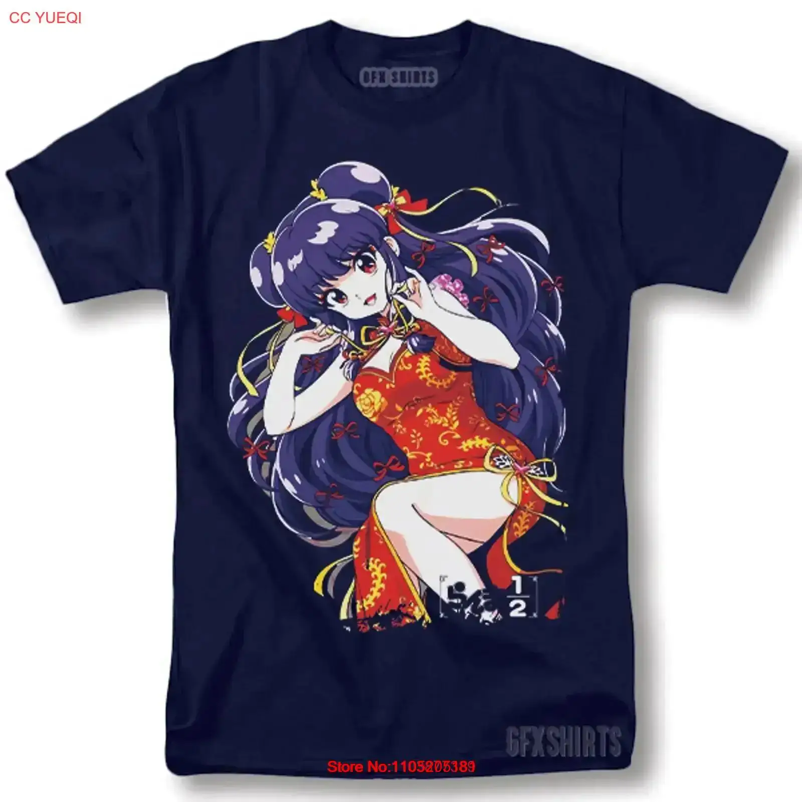 Anime Girl Merchandise - Koszulka Ranma 1/2 Anime Manga Shampoo