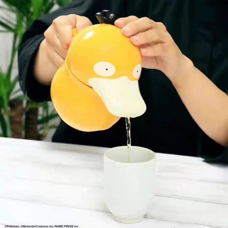 Anime Merchandise Mugs - Ceramiczny kubek Pokemon Psyduck, figurka anime,