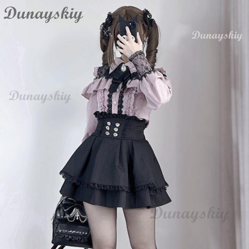 Zestaw Jirai Kei Lolita: bluzk – Anime Girl Merchandise recenzja i cena