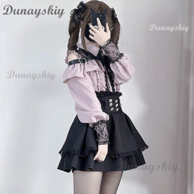 Zestaw Jirai Kei Lolita: bluzk – Anime Girl Merchandise recenzja i cena