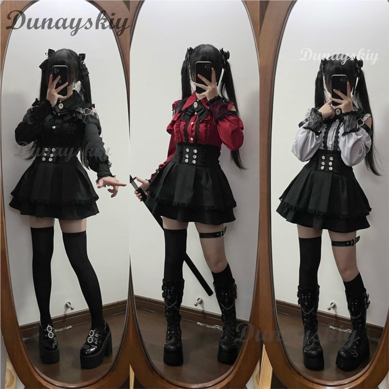 Zestaw Jirai Kei Lolita: bluzk – Anime Girl Merchandise recenzja i cena