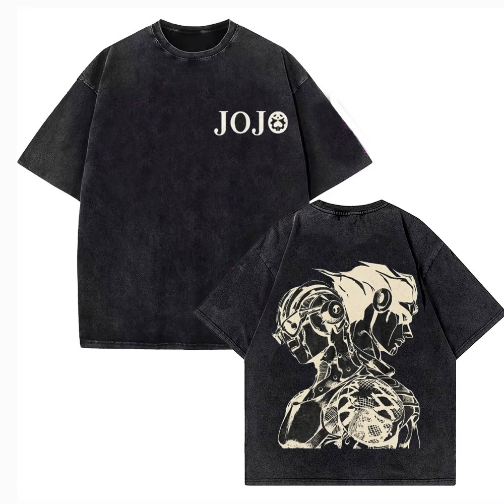 Męska koszulka vintage z efekt – Jojo Anime Merchandise recenzja i cena