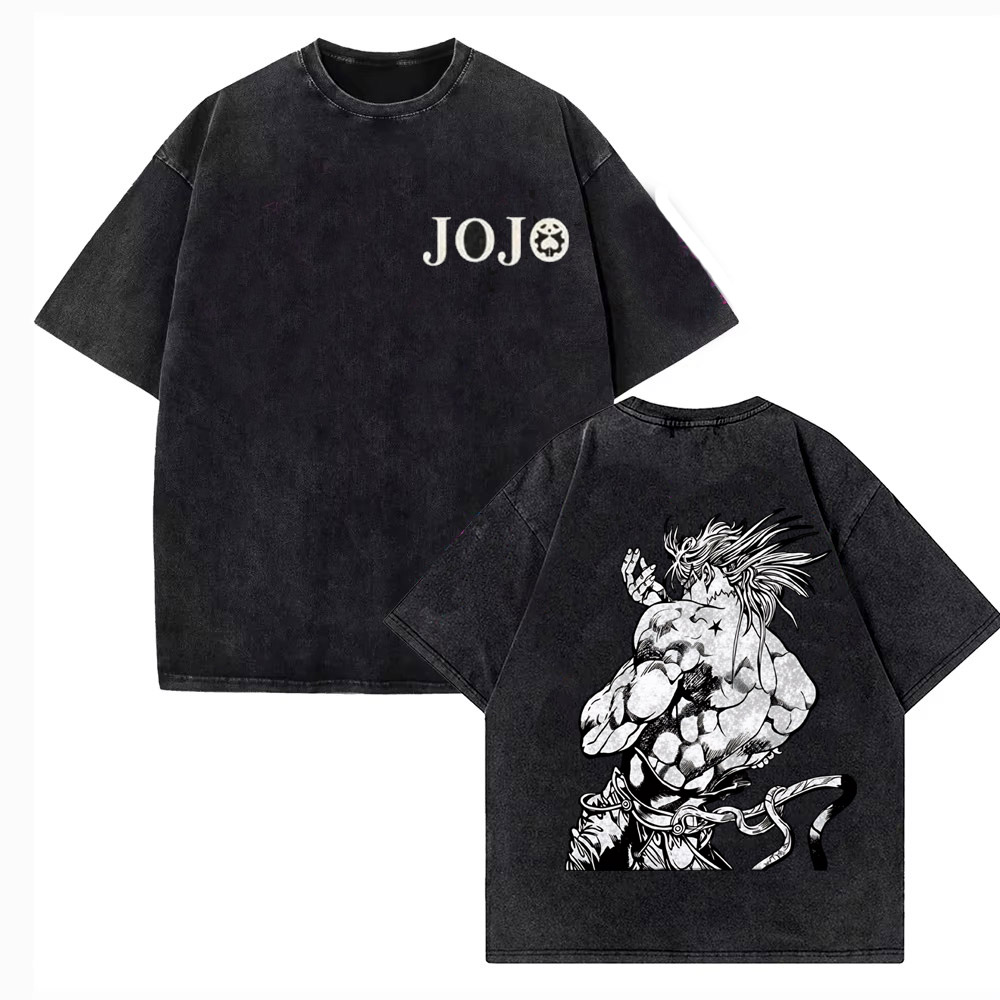 Męska koszulka vintage z efekt – Jojo Anime Merchandise recenzja i cena