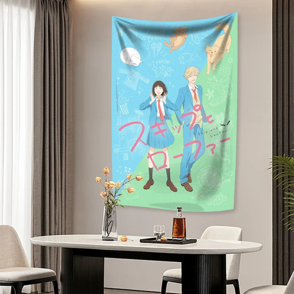 Japońska kreskówka anime Skip  – Wall Scroll Tapestry recenzja i cena