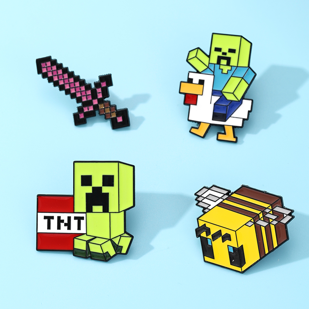 4 szt. Urocze emaliowane przyp – Enamel Pin Set recenzja i cena