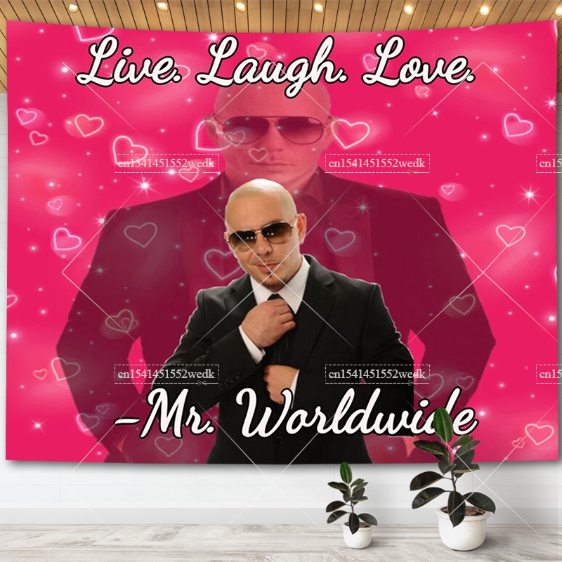Mr. Worldwide Says To Live Lau – Wall Scroll Tapestry recenzja i cena