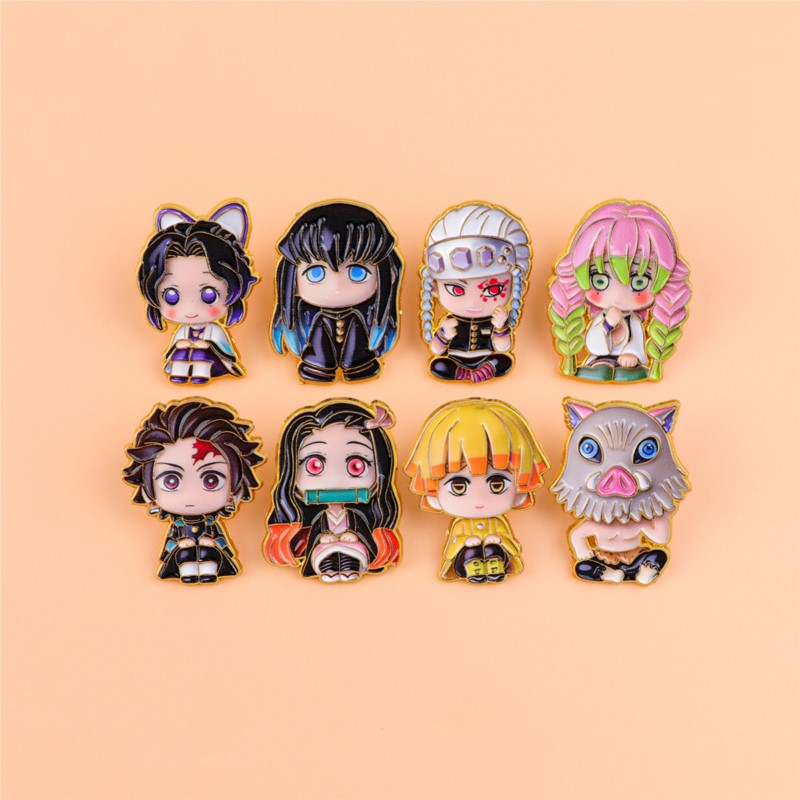 Urocze emaliowane przypinki z  – Enamel Pin Set recenzja i cena