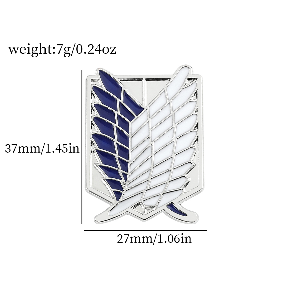 Anime Atak Tytanów Emaliowana  – Enamel Pin Set recenzja i cena