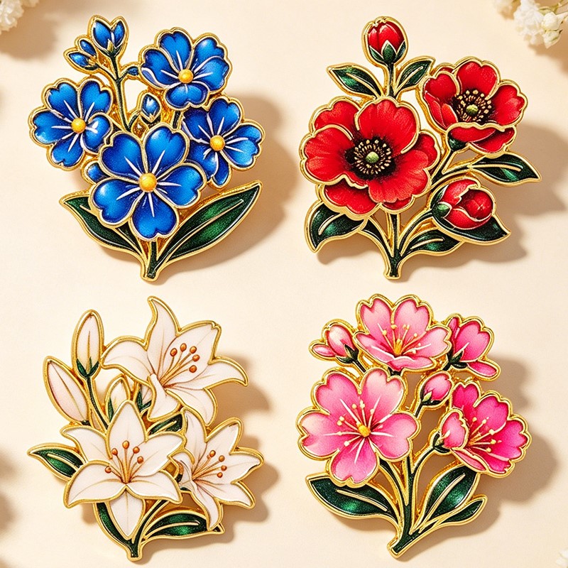 Urocza, kolorowa, emaliowana p – Enamel Pin Set recenzja i cena