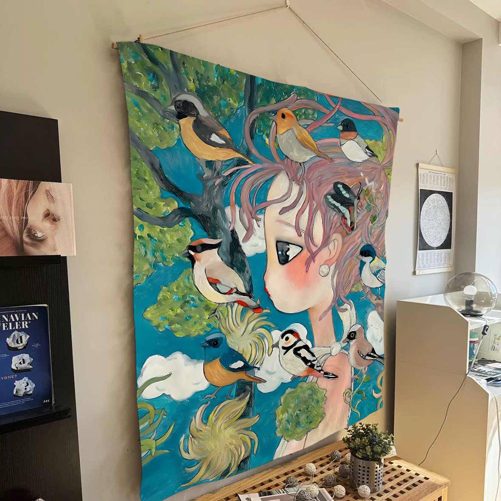 Aya Takano Kolorowa Gobelinowa – Wall Scroll Tapestry recenzja i cena