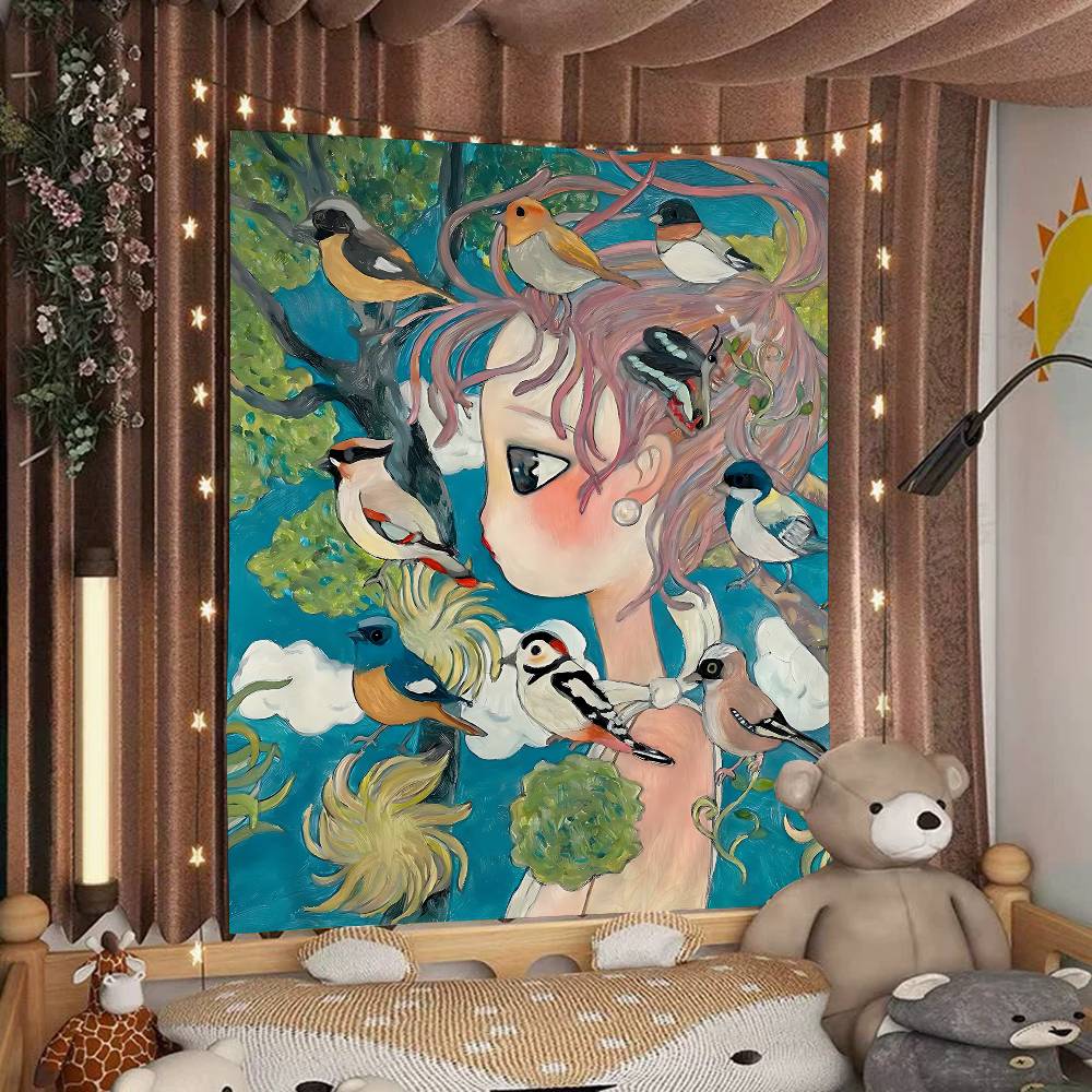 Aya Takano Kolorowa Gobelinowa – Wall Scroll Tapestry recenzja i cena