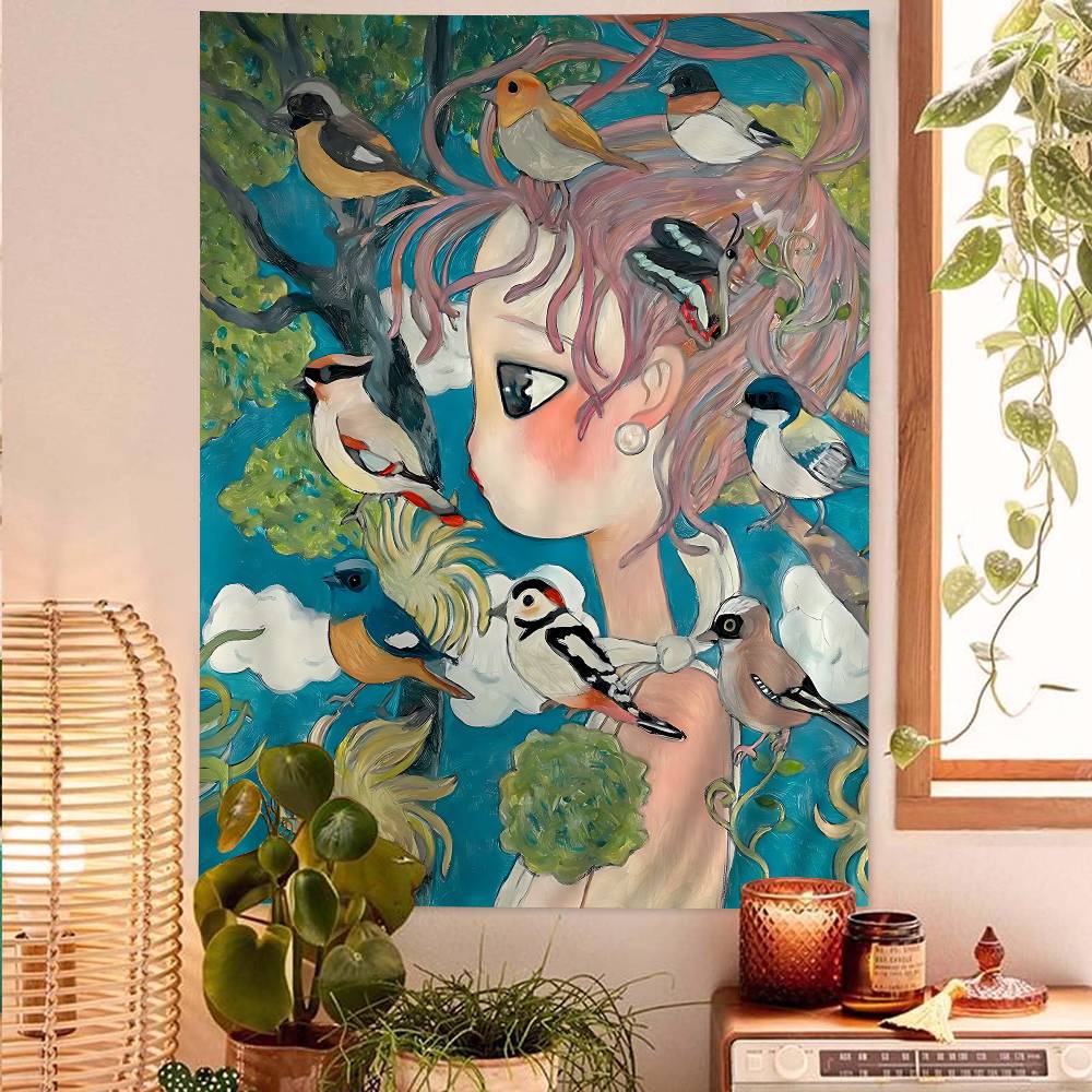 Aya Takano Kolorowa Gobelinowa – Wall Scroll Tapestry recenzja i cena